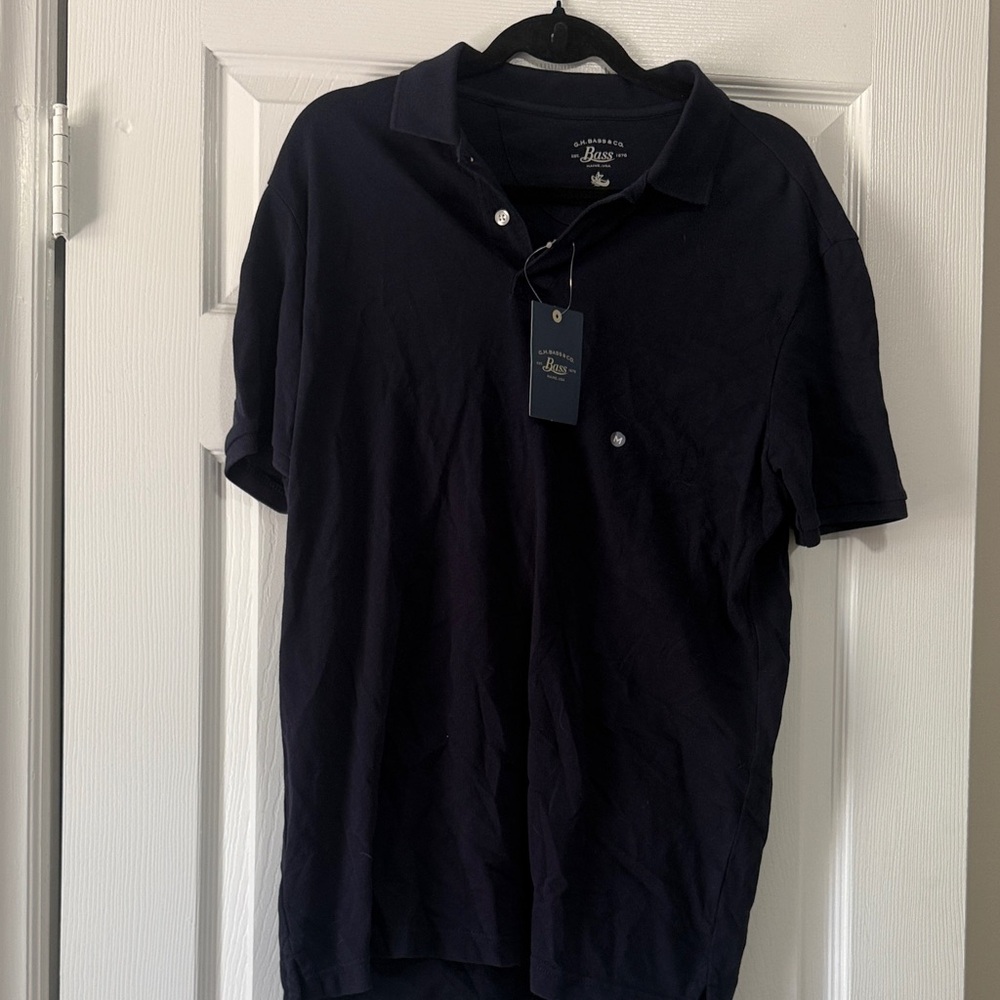 G.H. Bass & Co. Men's Navy Polo Shirt